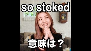 so stokedの意味